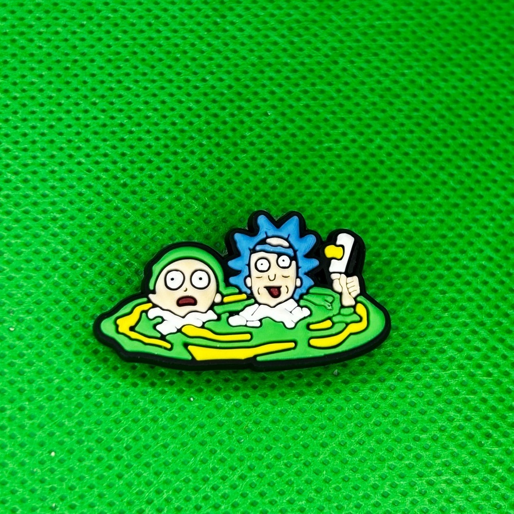 🌼 (5/$10 or 10/$15) NEW Rick and Morty Croc Charm Collection